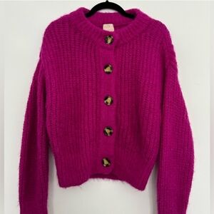 NWOT H&M Alpaca Chucky Pink Knit